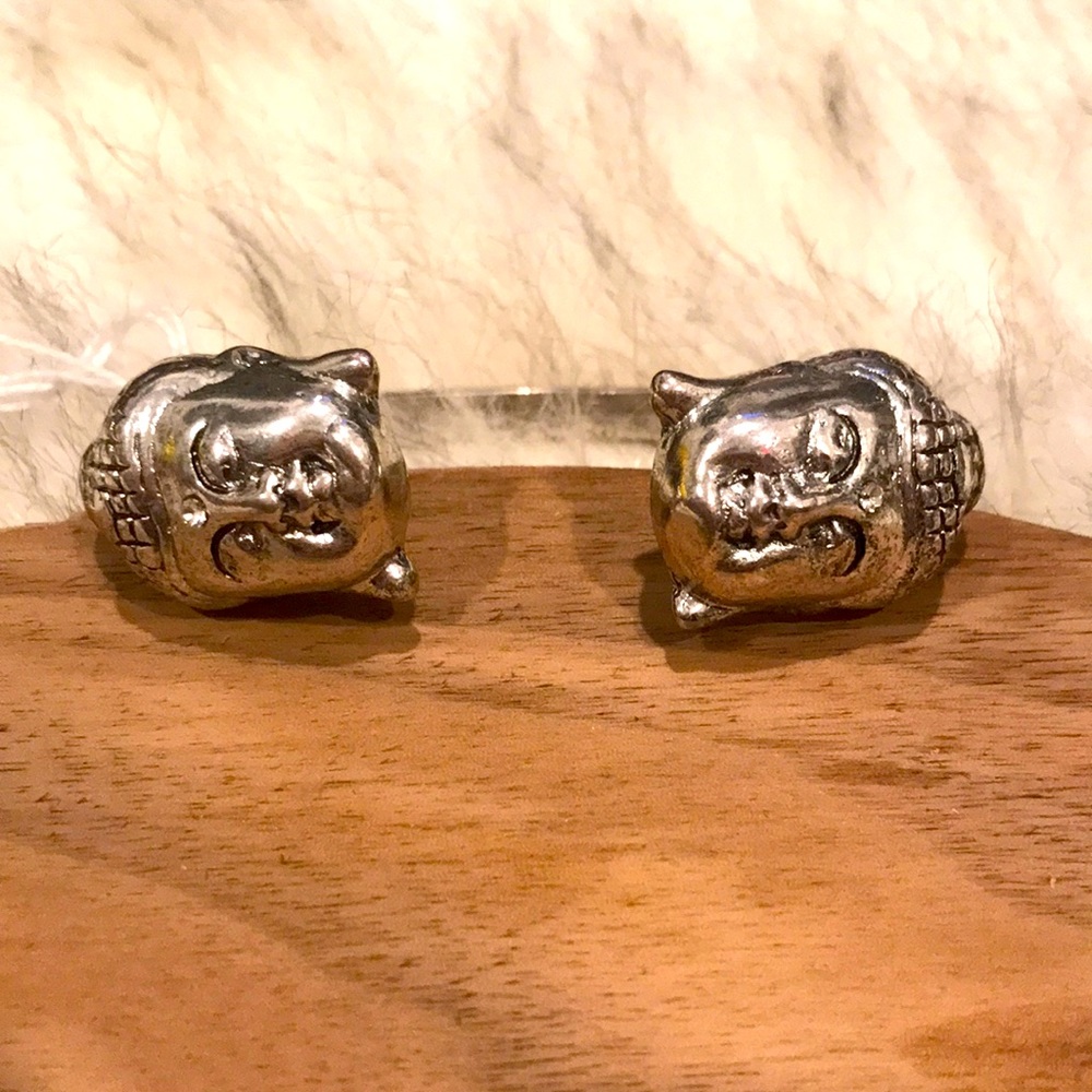 Buddha open cuff bracelet